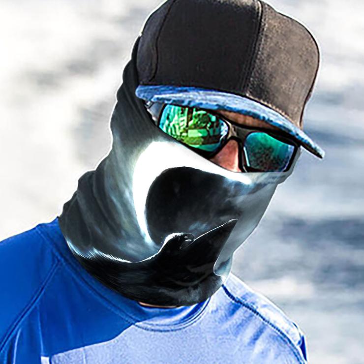 Welcomenatives Wolf Head Bandana Face Mask, Neck Gaiter #09