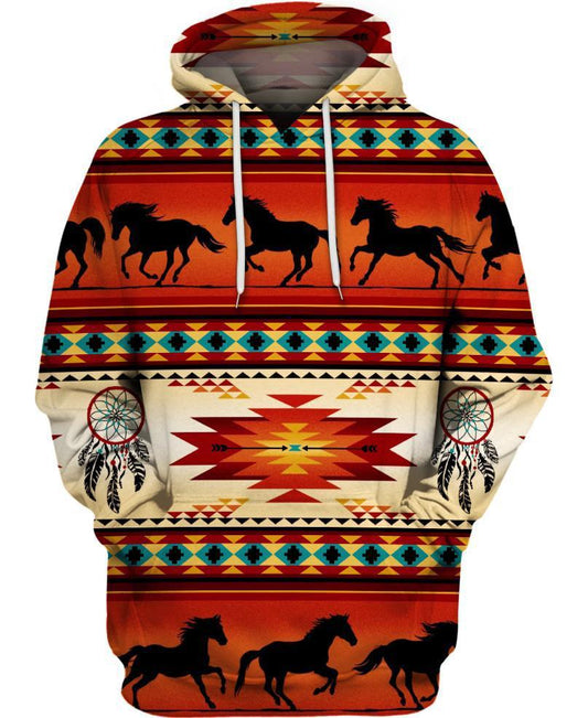 WelcomeNative Native Human 3D Hoodie, All Over Print Hoodie, Native American
