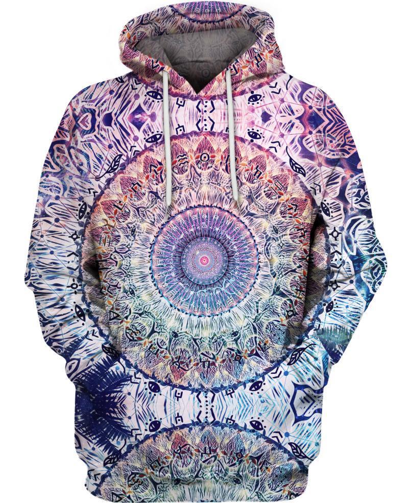 WelcomeNative Mandala Pattern 3D Hoodie, All Over Print Hoodie, Native American