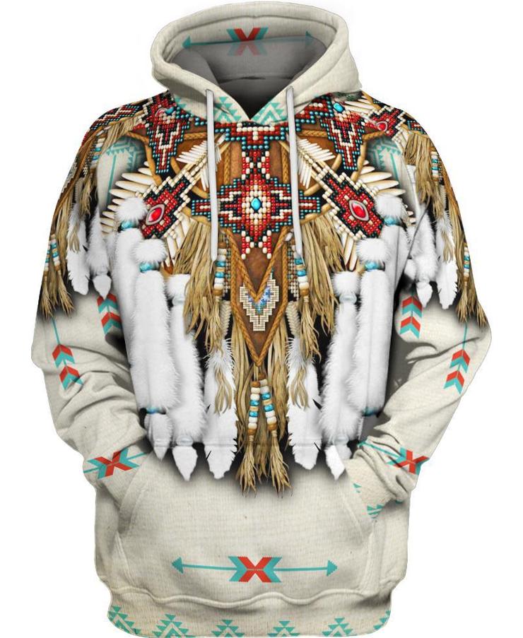 WelcomeNative Native Patterns 3D Hoodie, All Over Print Hoodie, Native American