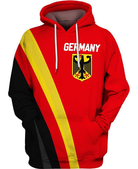 WelcomeNative Germany Right Cross 3D Hoodie, All Over Print Hoodie, Native American