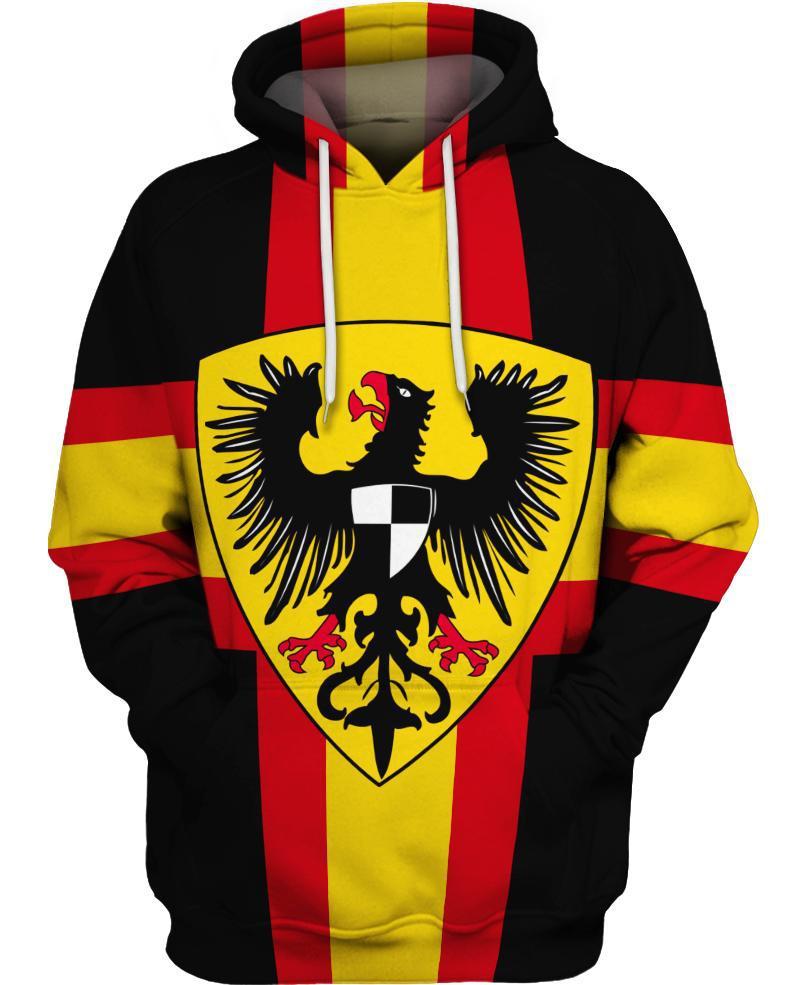 WelcomeNative Germany Cross 3D Hoodie, All Over Print Hoodie, Native American