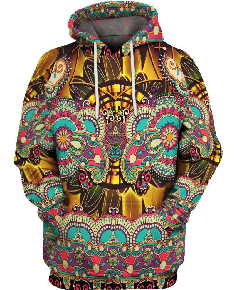 WelcomeNative Hippie 3D Hoodie, All Over Print Hoodie, Native American