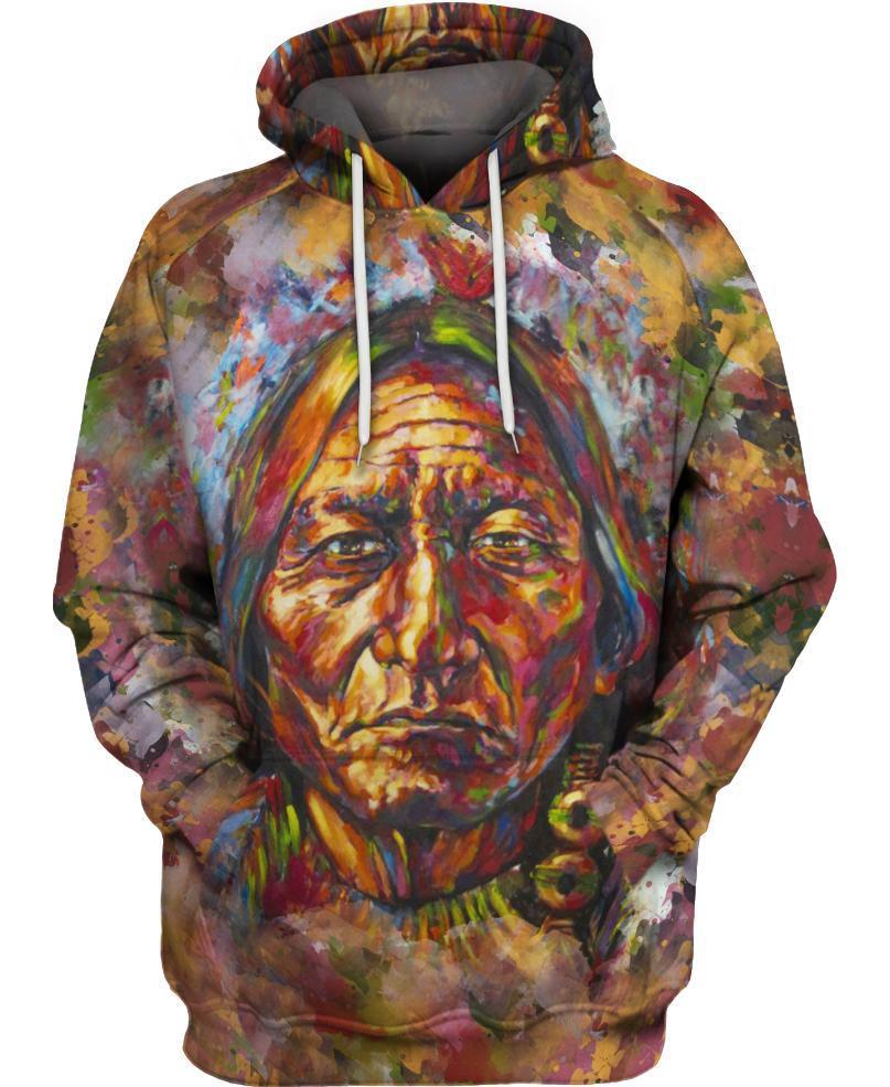 WelcomeNative Deep Brown Native 3D Hoodie, All Over Print Hoodie, Native American