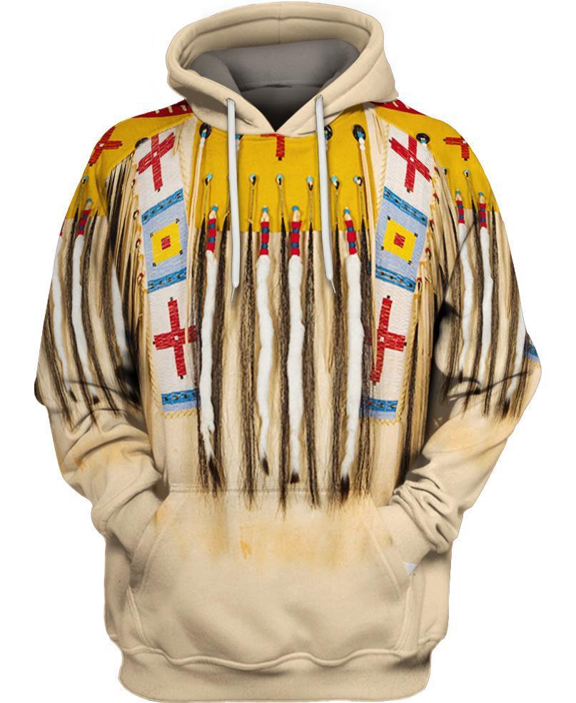 WelcomeNative Native Wire Pattern 3D Hoodie, All Over Print Hoodie, Native American