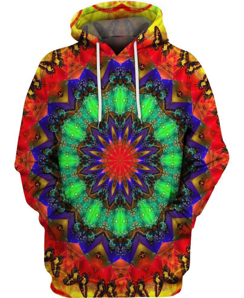 WelcomeNative Round Border 3D Hoodie, All Over Print Hoodie, Native American