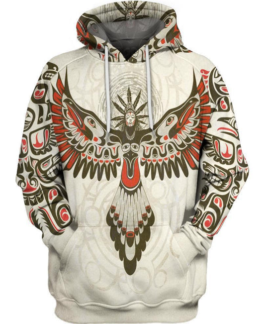 WelcomeNative Spread Wings 3D Hoodie, All Over Print Hoodie, Native American