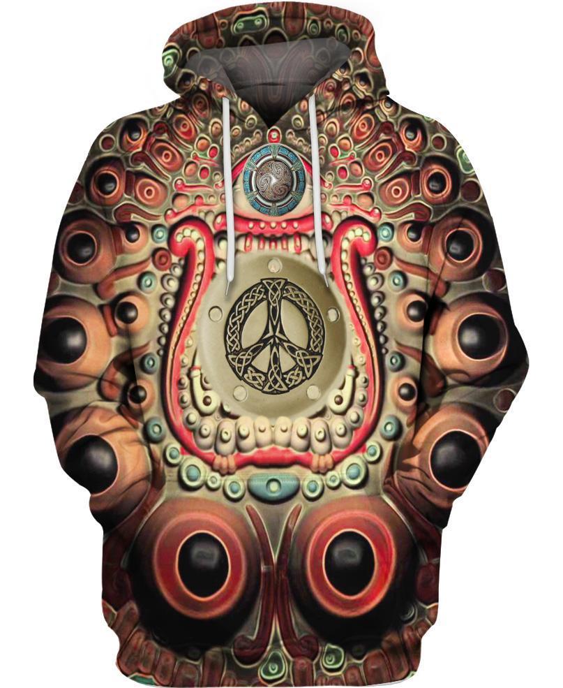 WelcomeNative Hippie Seed 3D Hoodie, All Over Print Hoodie, Native American