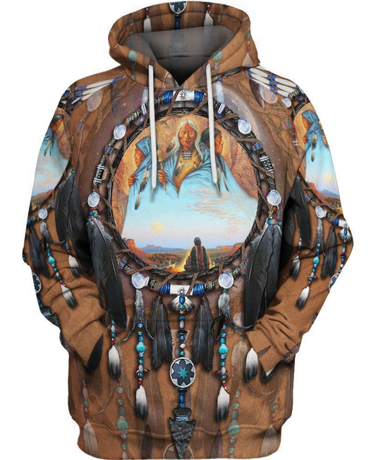 WelcomeNative Native Dreamcatcher Bedding Set, 3D Bedding Set, All Over Print, Native American