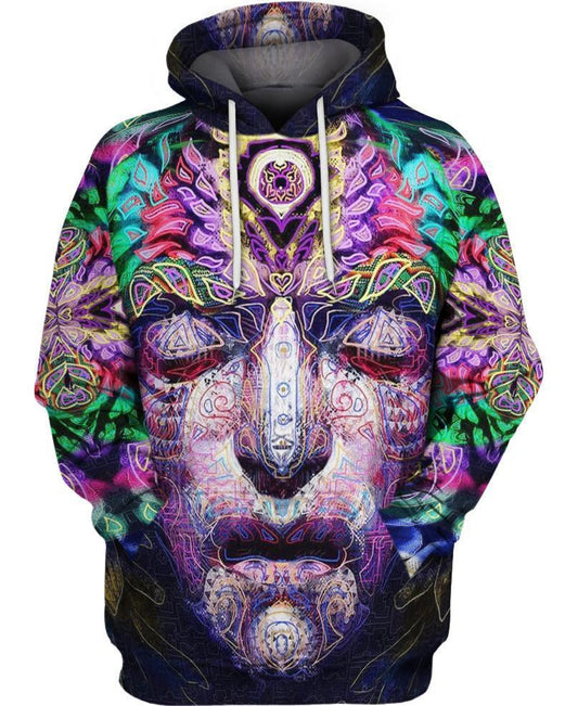 WelcomeNative Face 3D Hoodie, All Over Print Hoodie, Native American