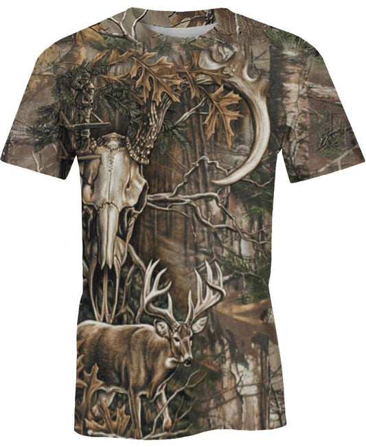 WelcomeNative Forest Skull Spirit 3D Hoodie, All Over Print Hoodie, Native American