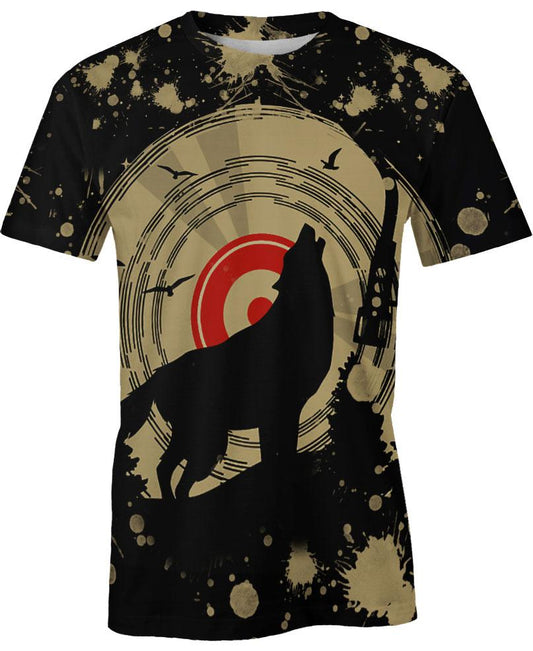 WelcomeNative Black Wolf Native 3D Hoodie, All Over Print Hoodie, Native American