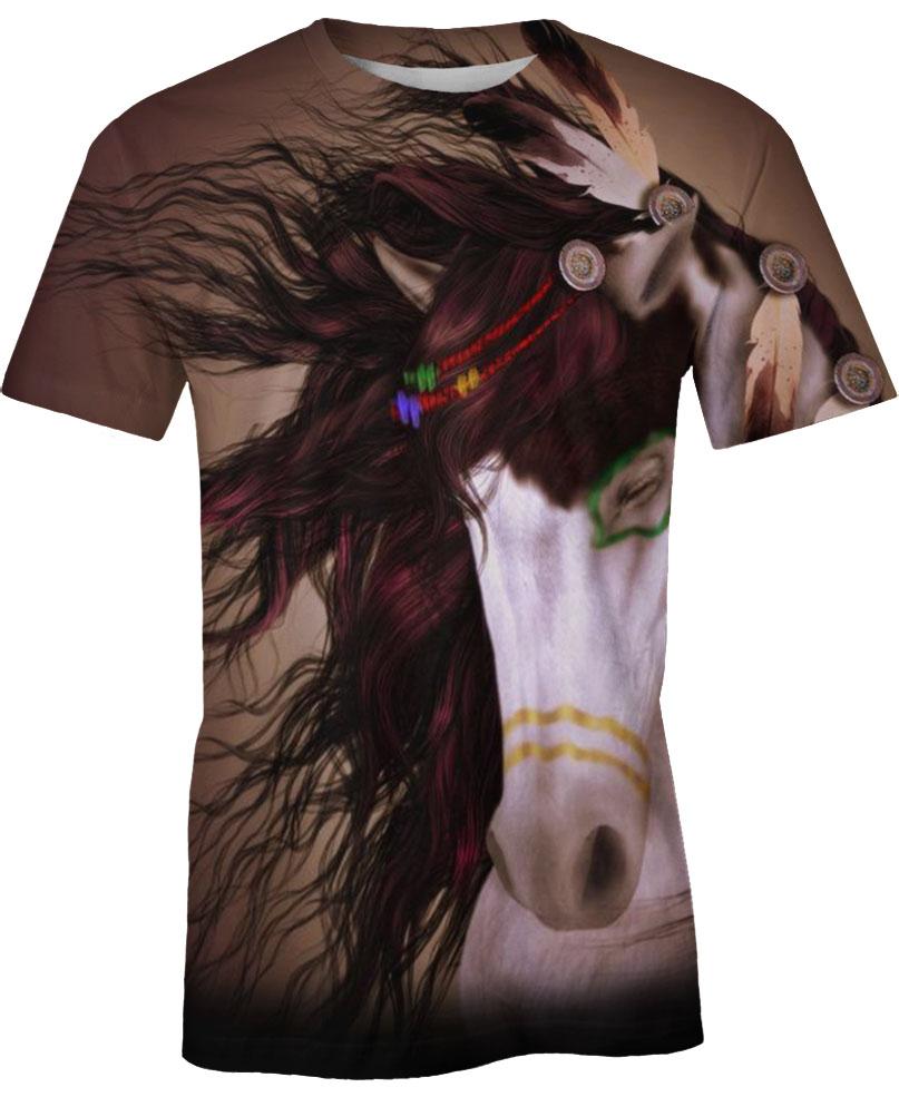 WelcomeNative Beautiful Horse 3D Hoodie, All Over Print Hoodie, Native American