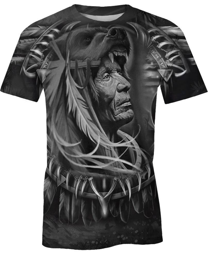 WelcomeNative Thoughtful Face 3D Hoodie, All Over Print Hoodie, Native American