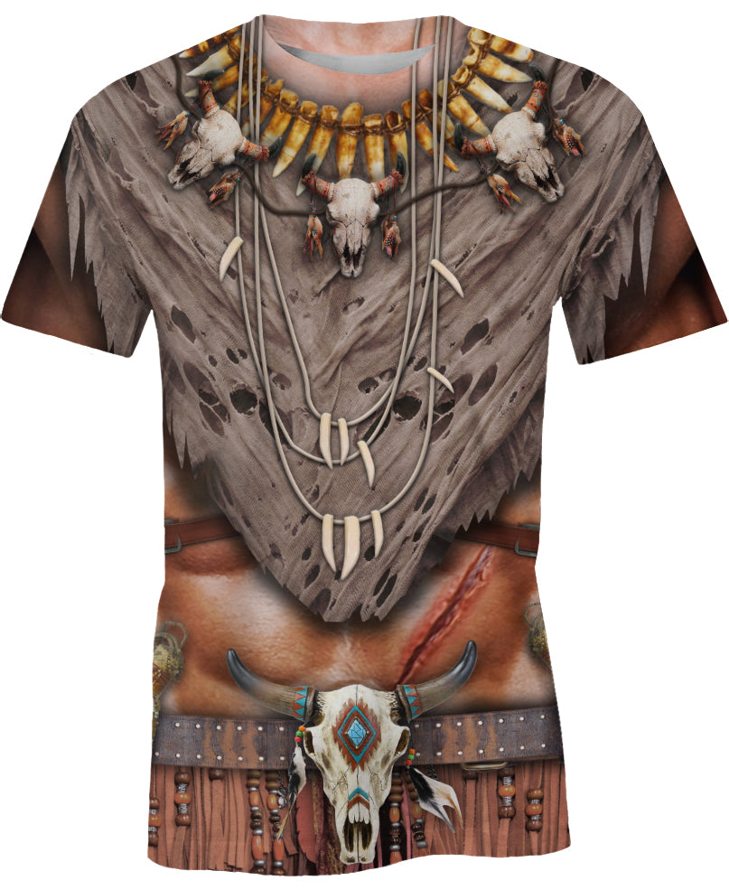 WelcomeNative Bison Brown Pride Native American 3D Hoodie, All Over Print Hoodie