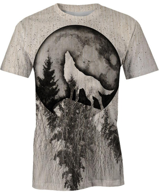 WelcomeNative Ancient Native Wolf 3D Hoodie, All Over Print Hoodie, Native American