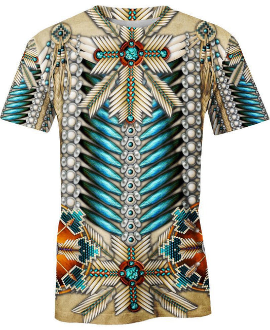 WelcomeNative Native Bright Motifs 3D Hoodie, All Over Print Hoodie, Native American