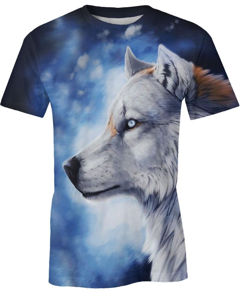 WelcomeNative White Wolf 3D Hoodie, All Over Print Hoodie, Native American