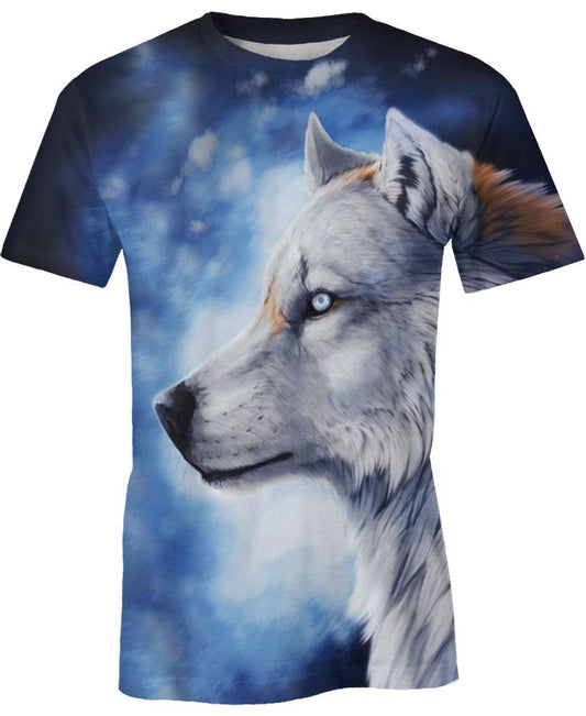 WelcomeNative White Wolf 3D Hoodie, All Over Print Hoodie, Native American