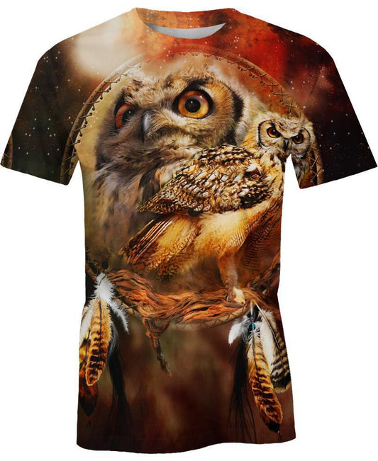 WelcomeNative Owl Eyes 3D Hoodie, All Over Print Hoodie, Native American