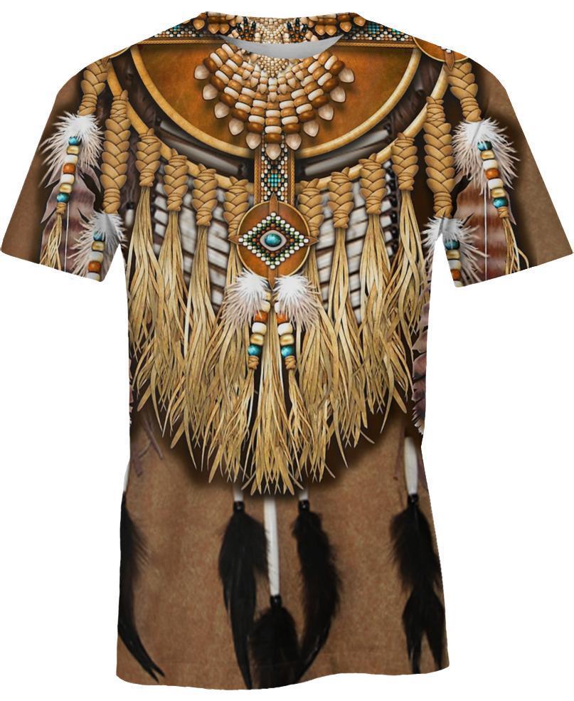 WelcomeNative Native Patterns Feathers 3D Hoodie, All Over Print Hoodie, Native American