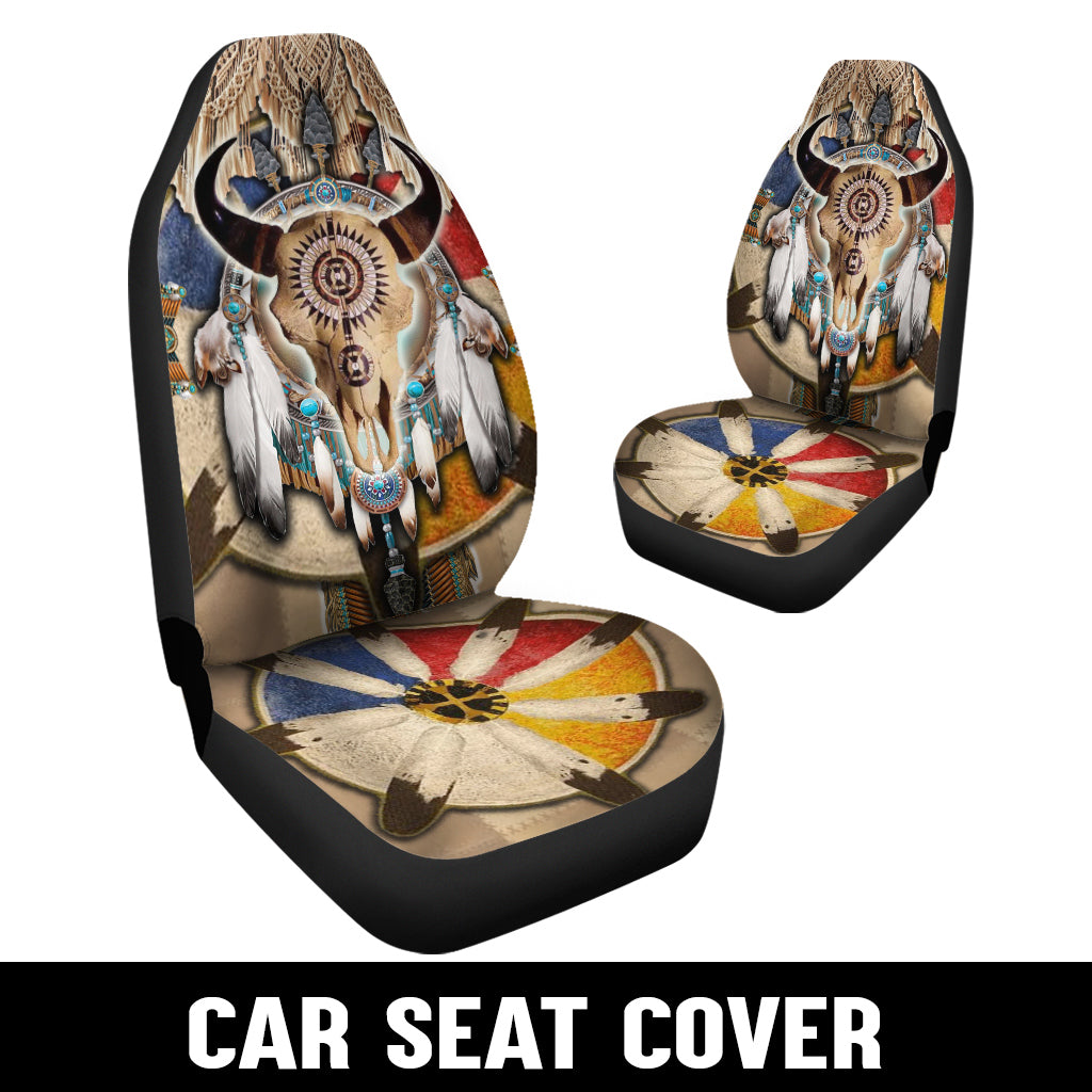 WelcomeNative Native Car Seat Cover, 3D Car Seat Cover , All Over Print Car Seat Cover - Design #0093