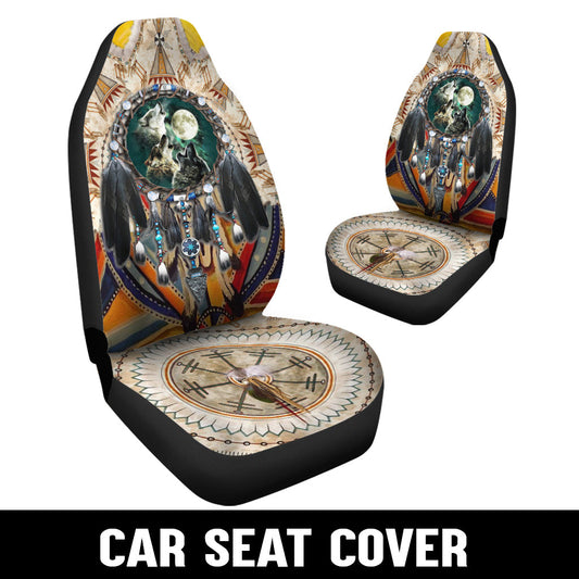 WelcomeNative Native Car Seat Cover, 3D Car Seat Cover , All Over Print Car Seat Cover