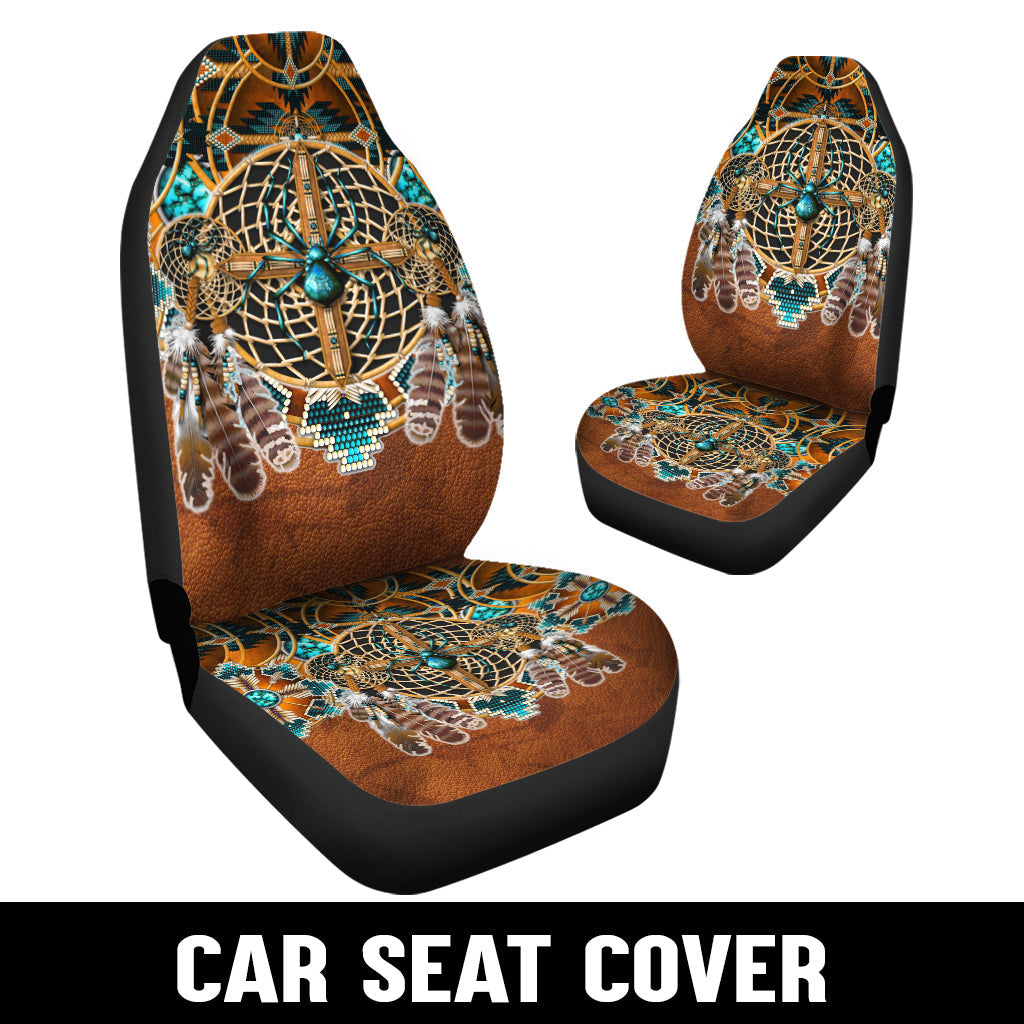 WelcomeNative Native Car Seat Cover, 3D Car Seat Cover , All Over Print Car Seat Cover - Design #0087