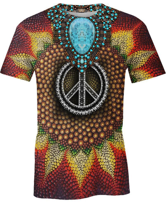 WelcomeNative Print Beads 3D Hoodie, All Over Print Hoodie, Native American