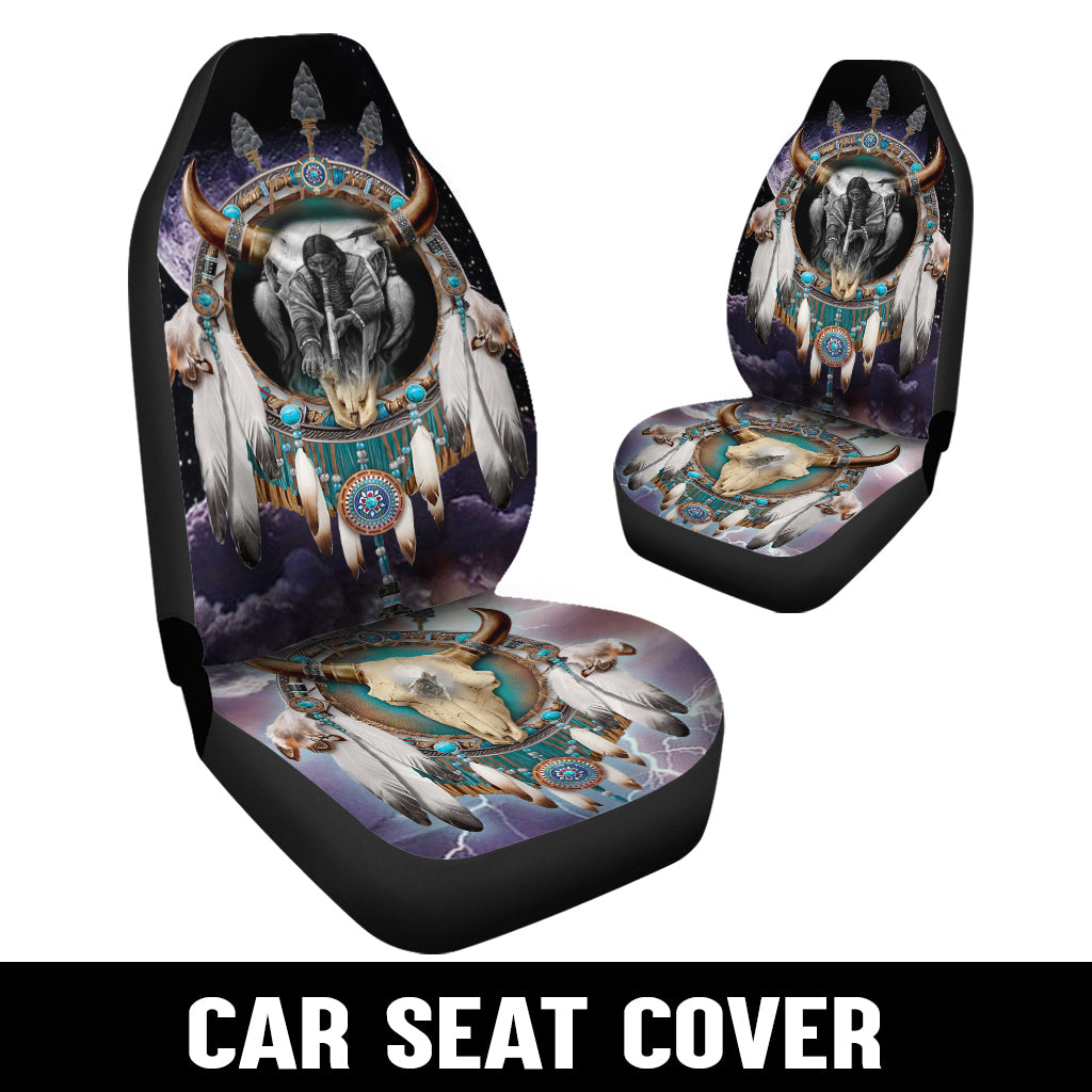WelcomeNative Native Car Seat Cover, 3D Car Seat Cover , All Over Print Car Seat Cover - Design #0098