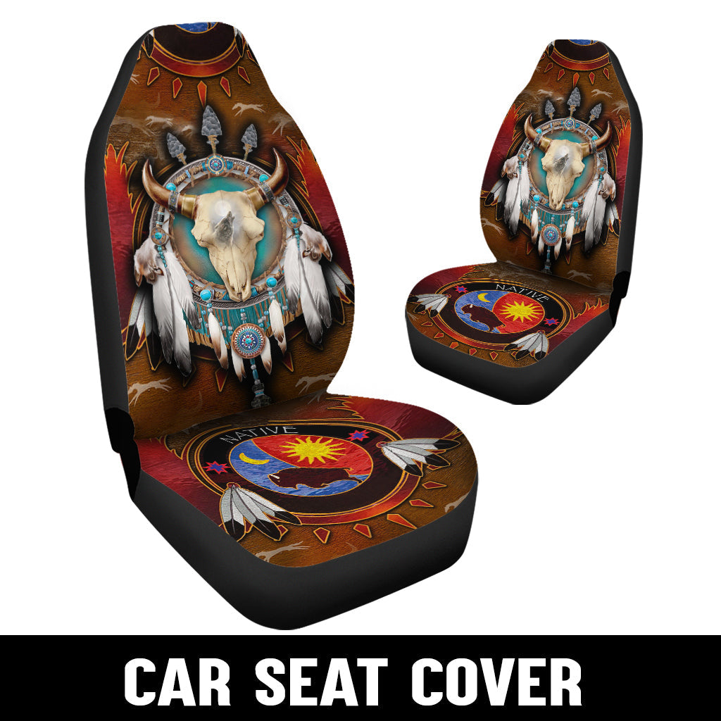 WelcomeNative Native Car Seat Cover, 3D Car Seat Cover , All Over Print Car Seat Cover