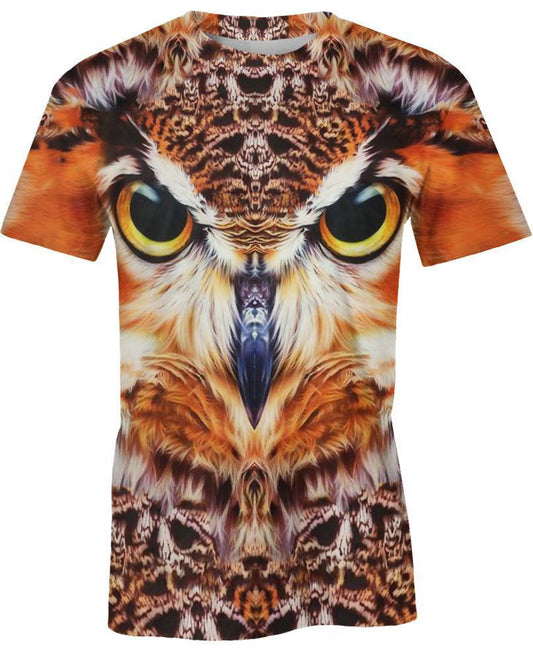 WelcomeNative Owl Impressive Face 3D Hoodie, All Over Print Hoodie, Native American