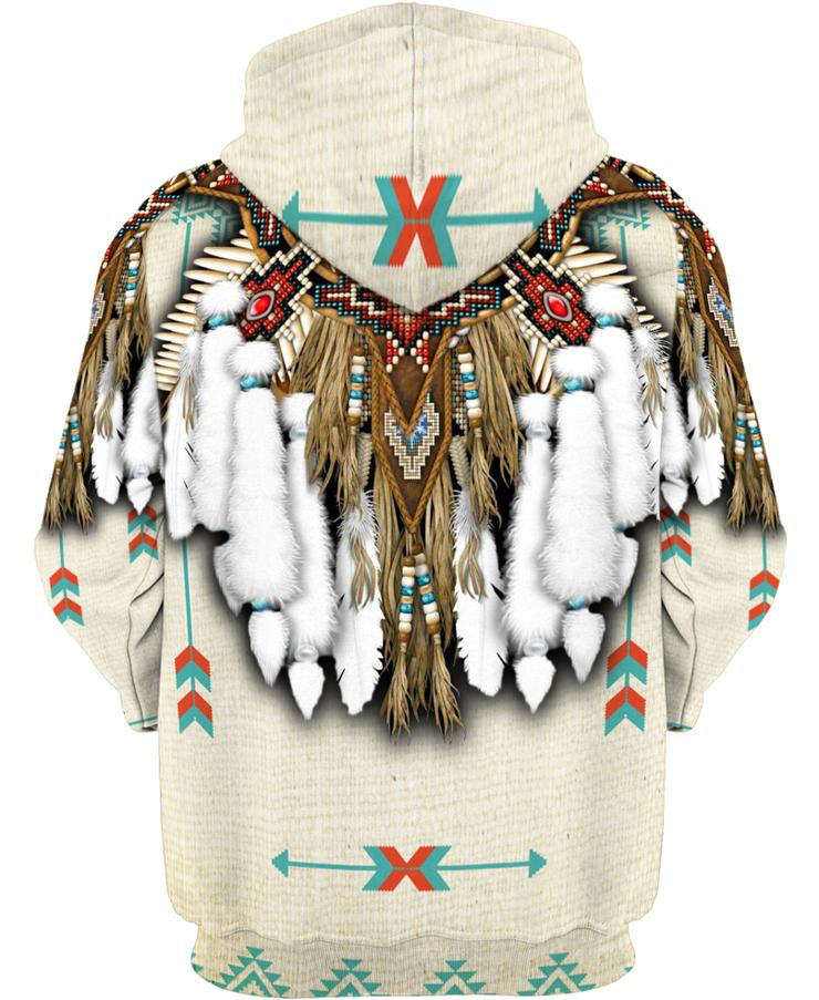 WelcomeNative Native Patterns 3D Hoodie, All Over Print Hoodie, Native American