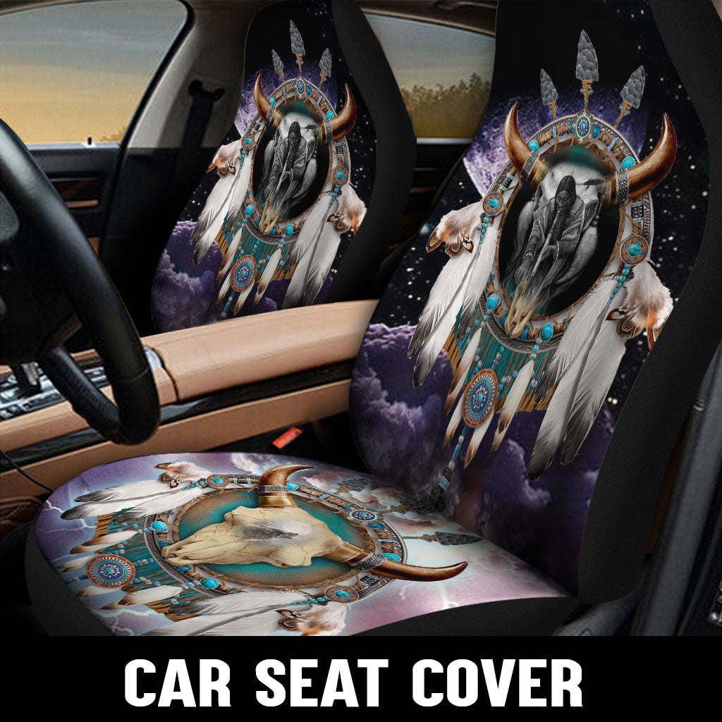 WelcomeNative Native Car Seat Cover, 3D Car Seat Cover , All Over Print Car Seat Cover - Design #0098