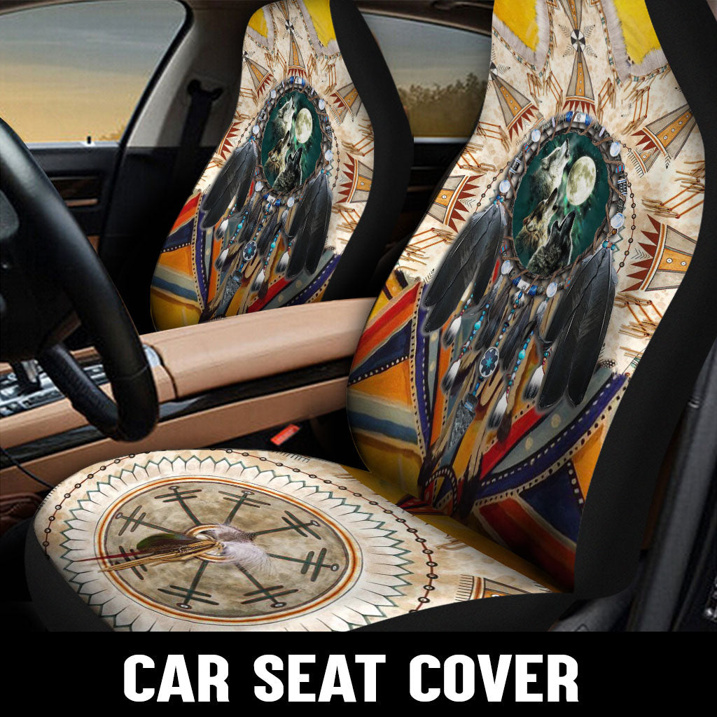 WelcomeNative Native Car Seat Cover, 3D Car Seat Cover , All Over Print Car Seat Cover