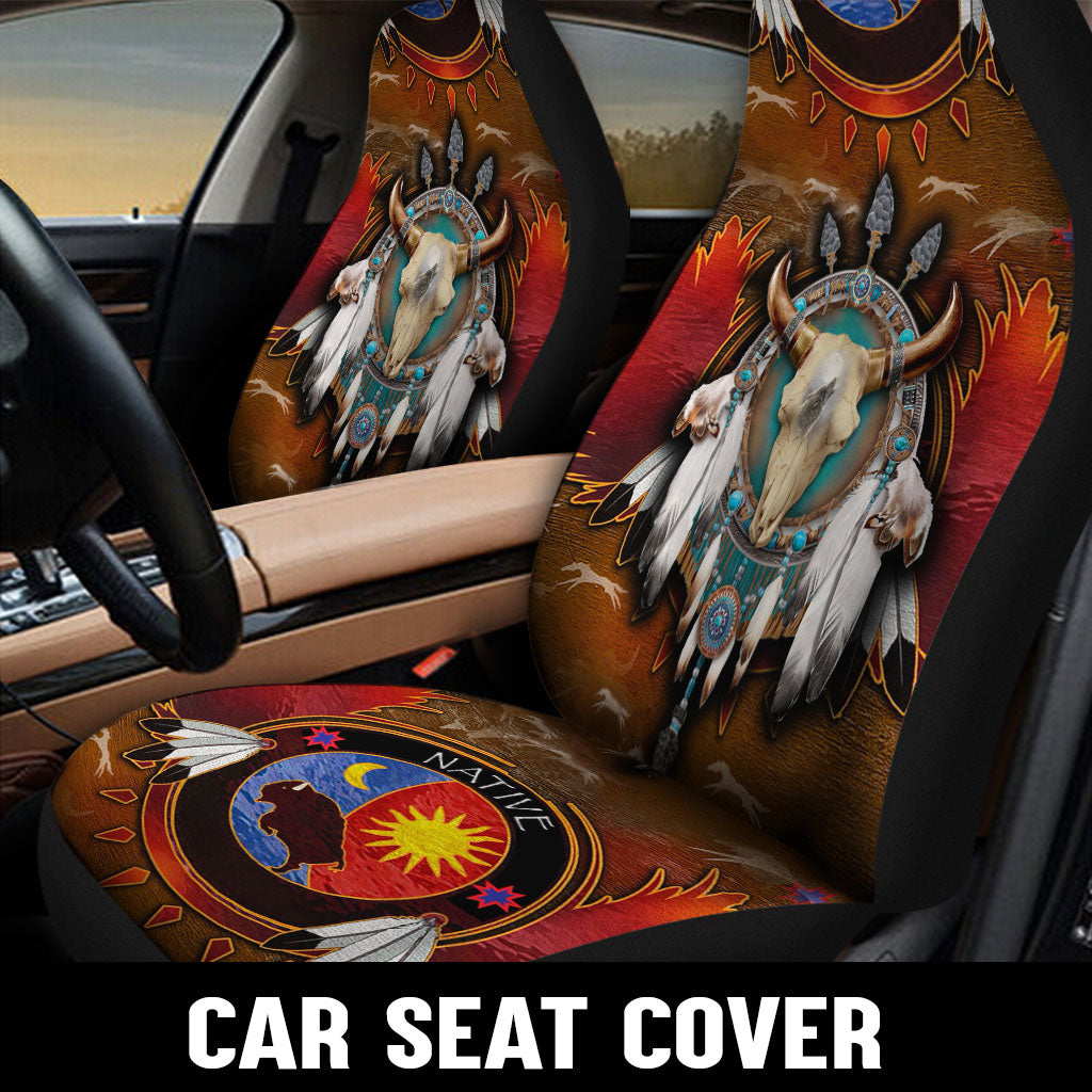 WelcomeNative Native Car Seat Cover, 3D Car Seat Cover , All Over Print Car Seat Cover