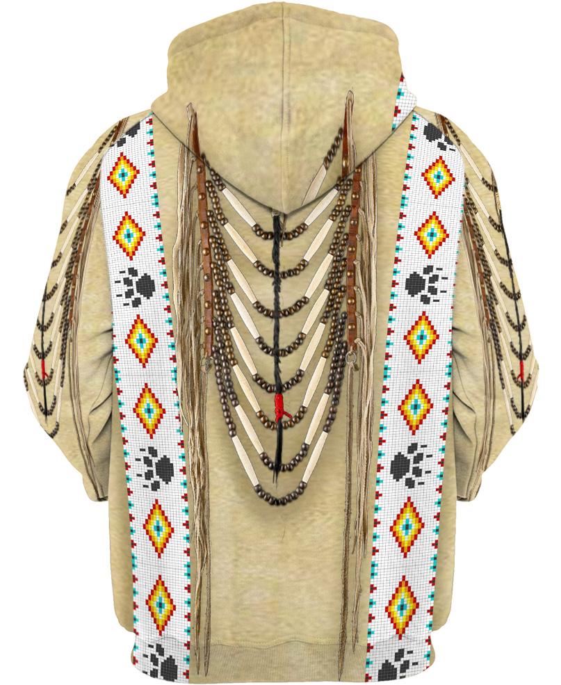 WelcomeNative Traditional Native 3D Hoodie, All Over Print Hoodie, Native American