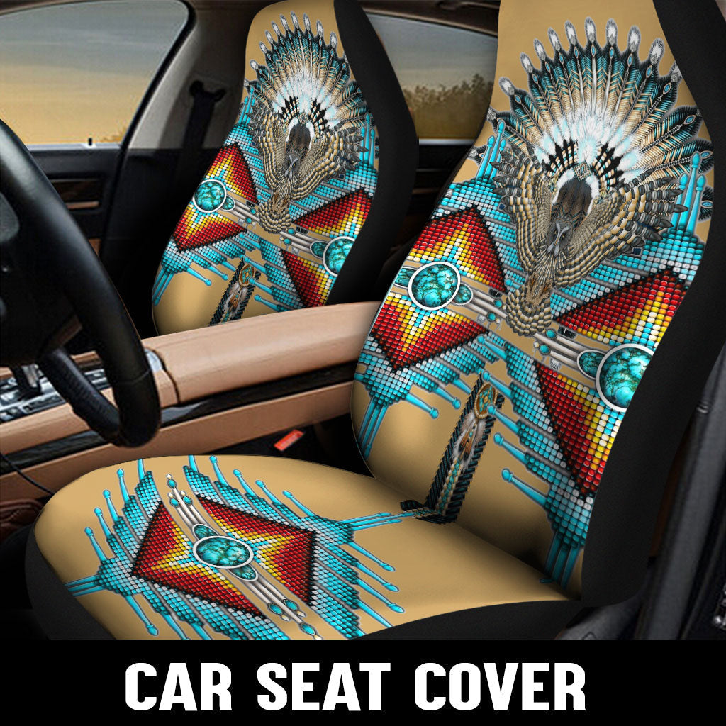 WelcomeNative Native Car Seat Cover, 3D Car Seat Cover , All Over Print Car Seat Cover - Design #0091