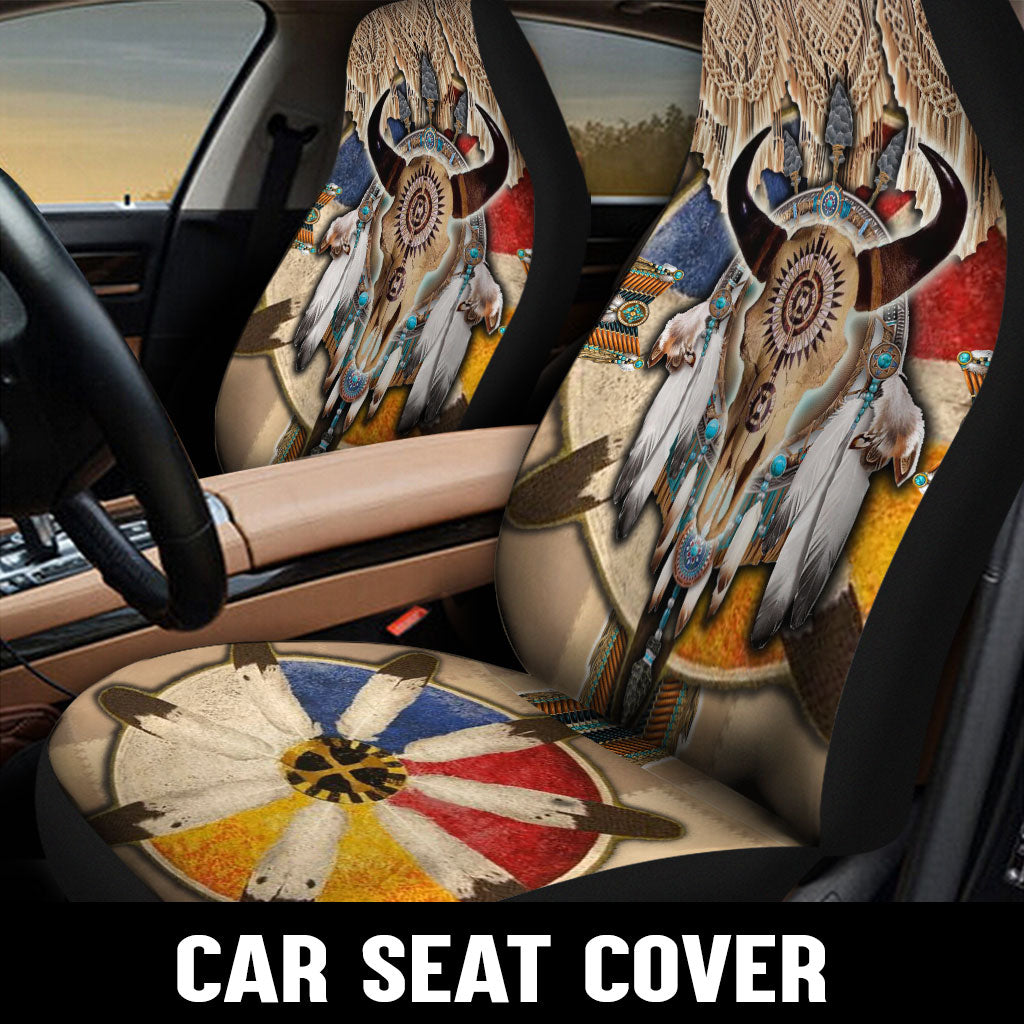 WelcomeNative Native Car Seat Cover, 3D Car Seat Cover , All Over Print Car Seat Cover - Design #0093