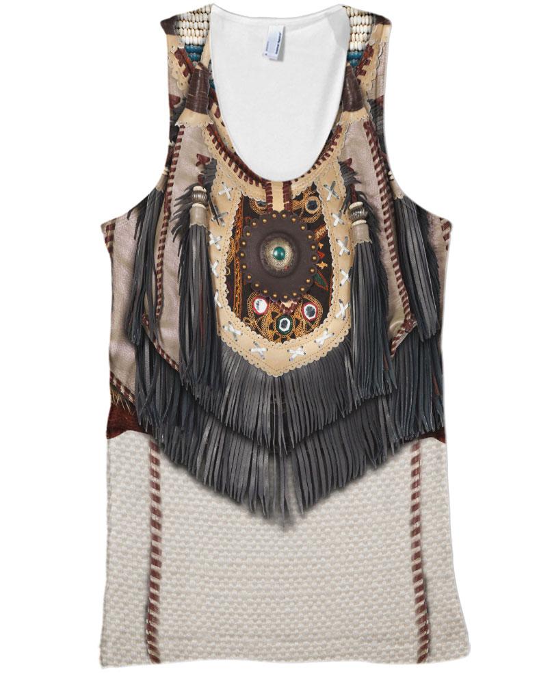 WelcomeNative 3D Native Smooth Fur Hoodie, All Over Print Hoodie, Native American