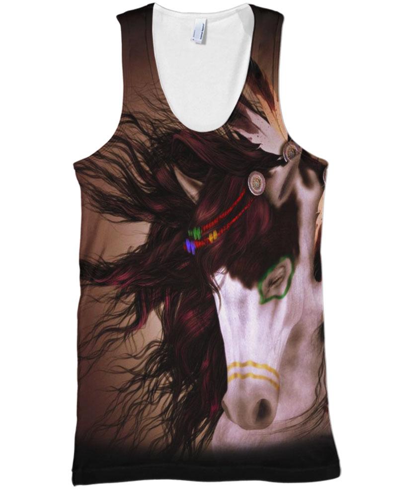 WelcomeNative Beautiful Horse 3D Hoodie, All Over Print Hoodie, Native American