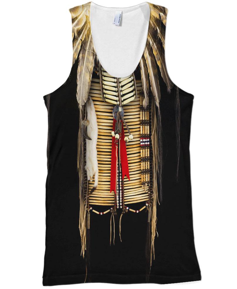 WelcomeNative Black Pattern Feather 3D Hoodie, All Over Print Hoodie, Native American