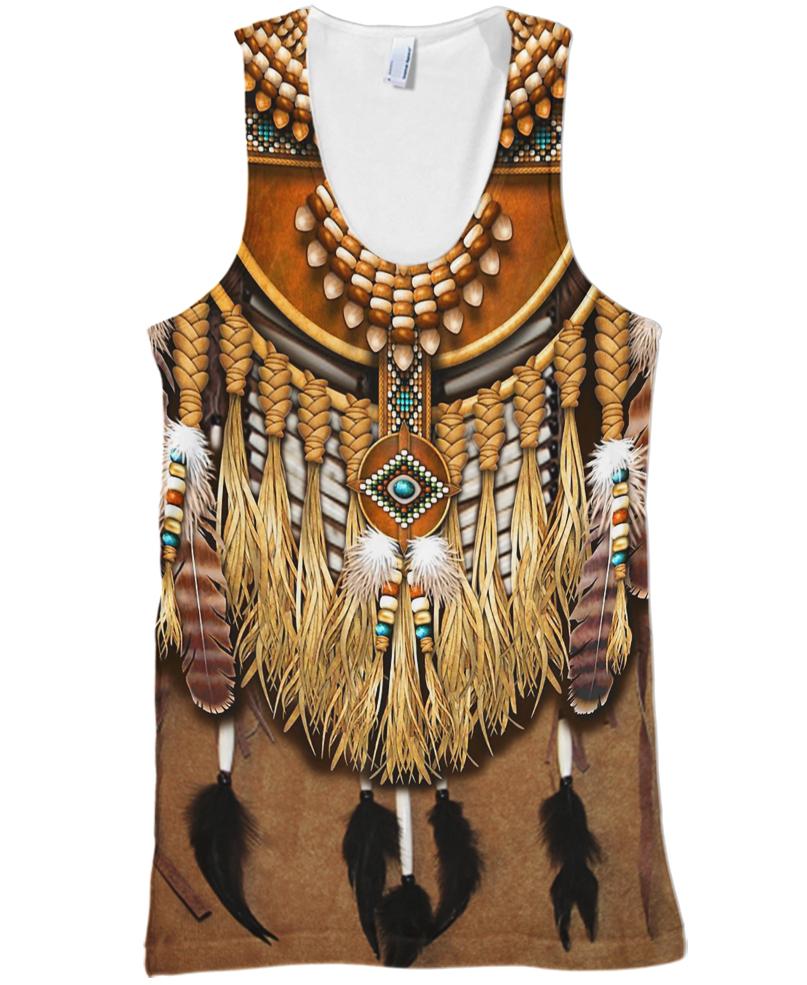 WelcomeNative Native Patterns Feathers 3D Hoodie, All Over Print Hoodie, Native American
