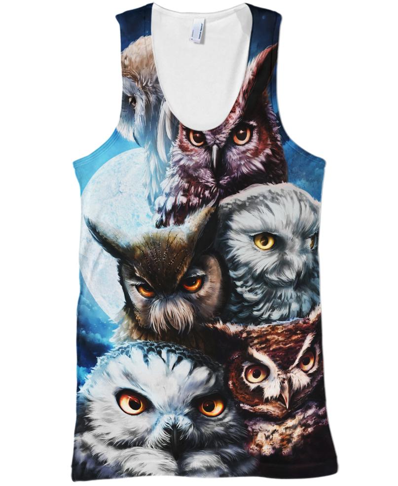 WelcomeNative Owl Impressive 3D Hoodie, All Over Print Hoodie, Native American