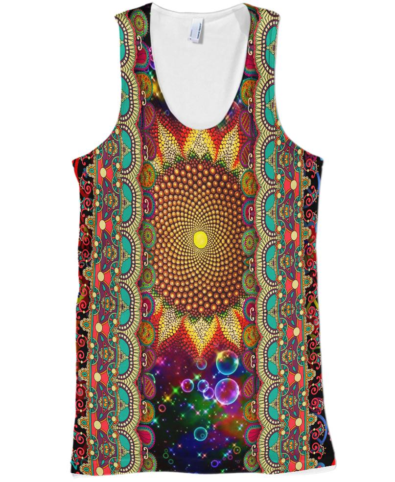 WelcomeNative Hippie Border 3D Hoodie, All Over Print Hoodie, Native American