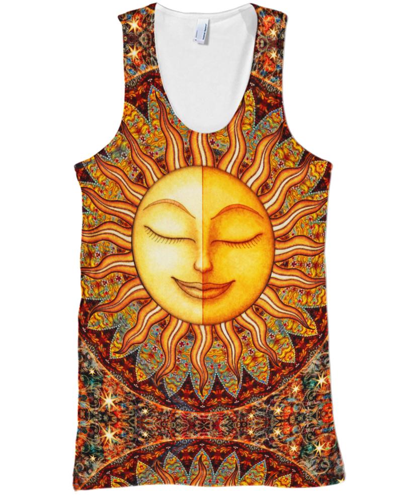 WelcomeNative Hippie Hot Sun 3D Hoodie, All Over Print Hoodie, Native American