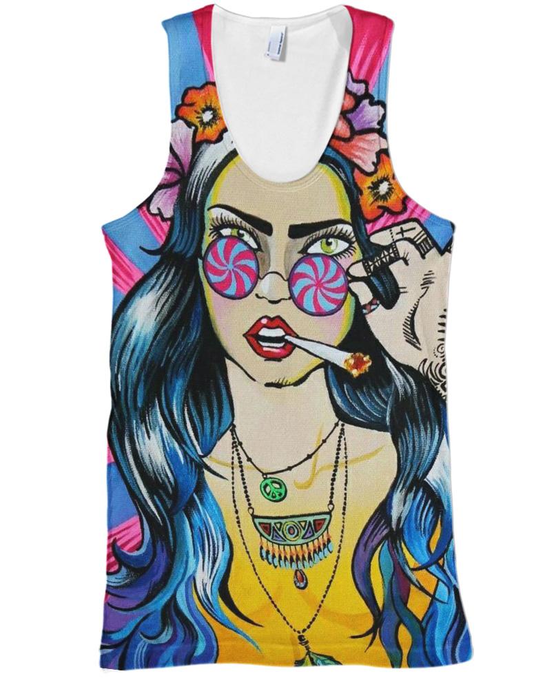 WelcomeNative Long Haired Girl 3D Hoodie, All Over Print Hoodie, Native American