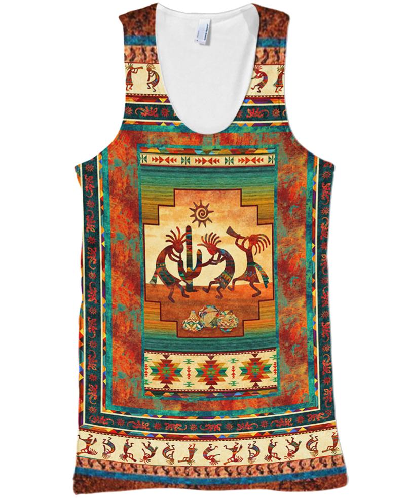 WelcomeNative Active People Motifs 3D Hoodie, All Over Print Hoodie, Native American