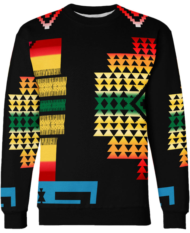 WelcomeNative Native Tribes Pattern Native American Hoodie, All Over Print Hoodie, Native American