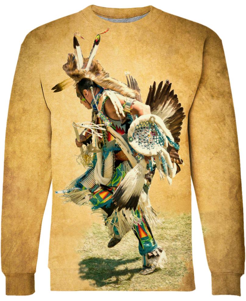 WelcomeNative Native Human 3D Hoodie, All Over Print Hoodie, Native American